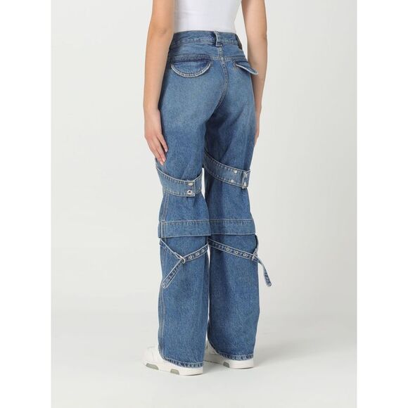 Off-White Jeans Woman Blue - Picture 3 of 5